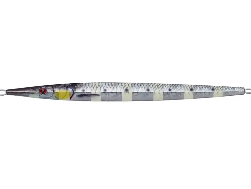 Savage Gear 3D Needle Jig 15cm 40g Glow Zebra PHP