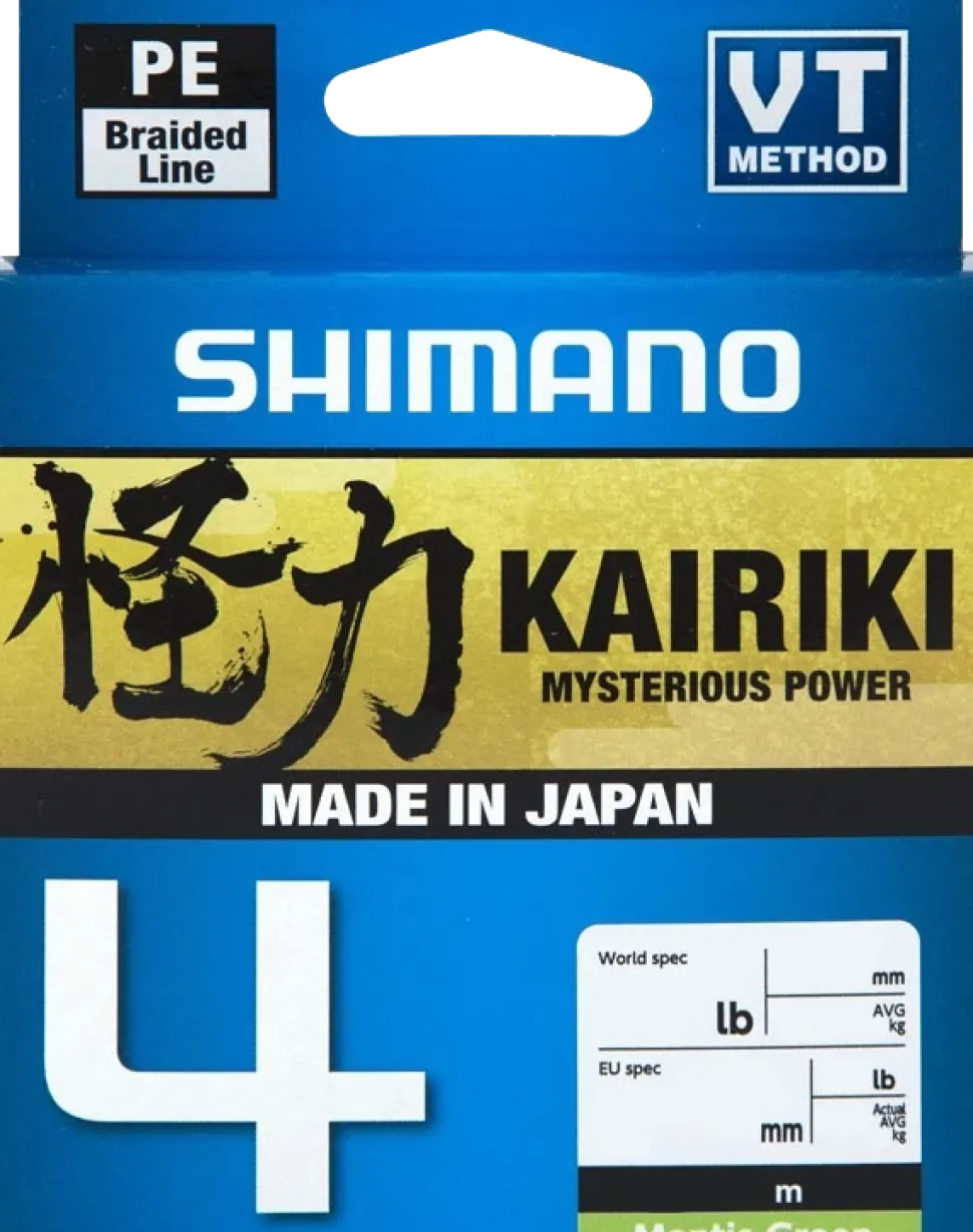 Shimano Kairiki 4 300m Mantis Green 0,06mm 4,4kg