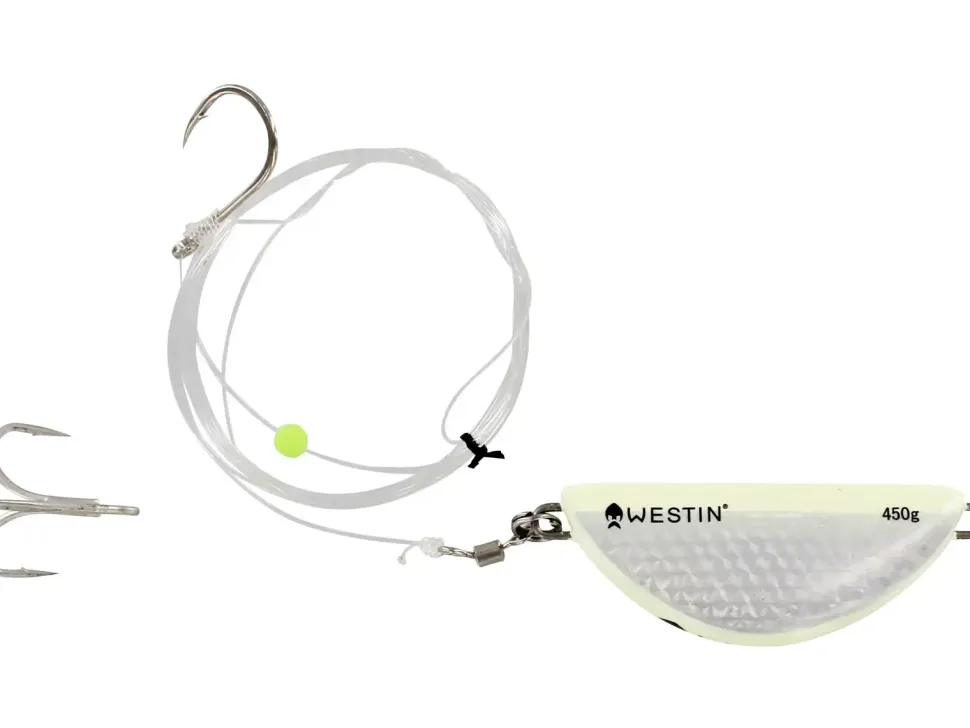 Westin Halibut Anti Twist Rig 450g 2 #3/0 190cm Orange Flash