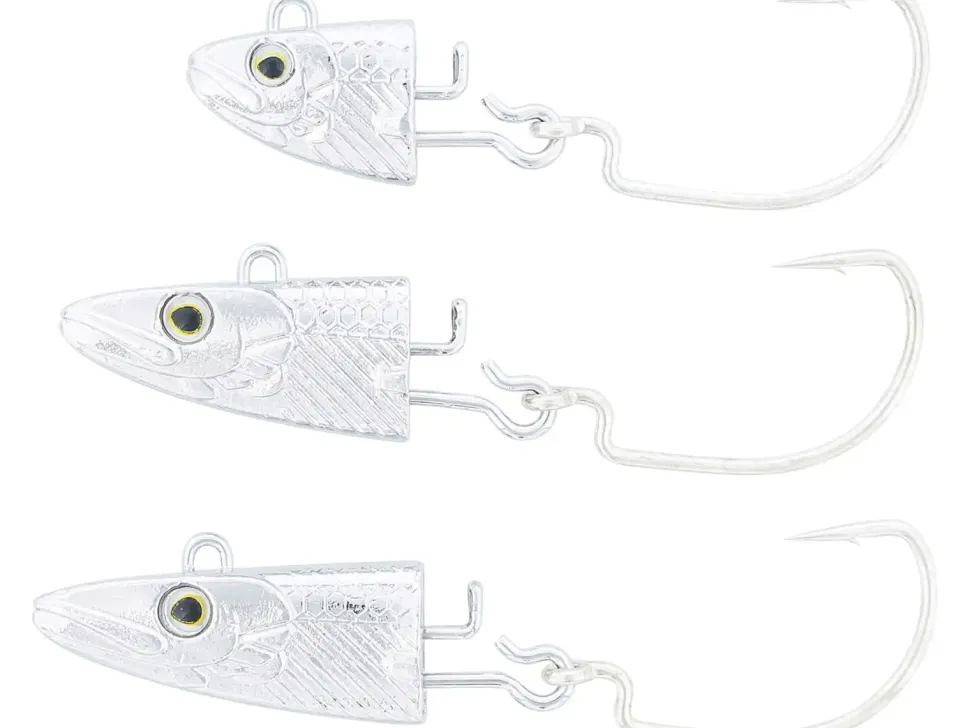 Westin Magic Minnow Weedless Jig Spare Head 9g For Body 8cm #1 2Stk. Silver