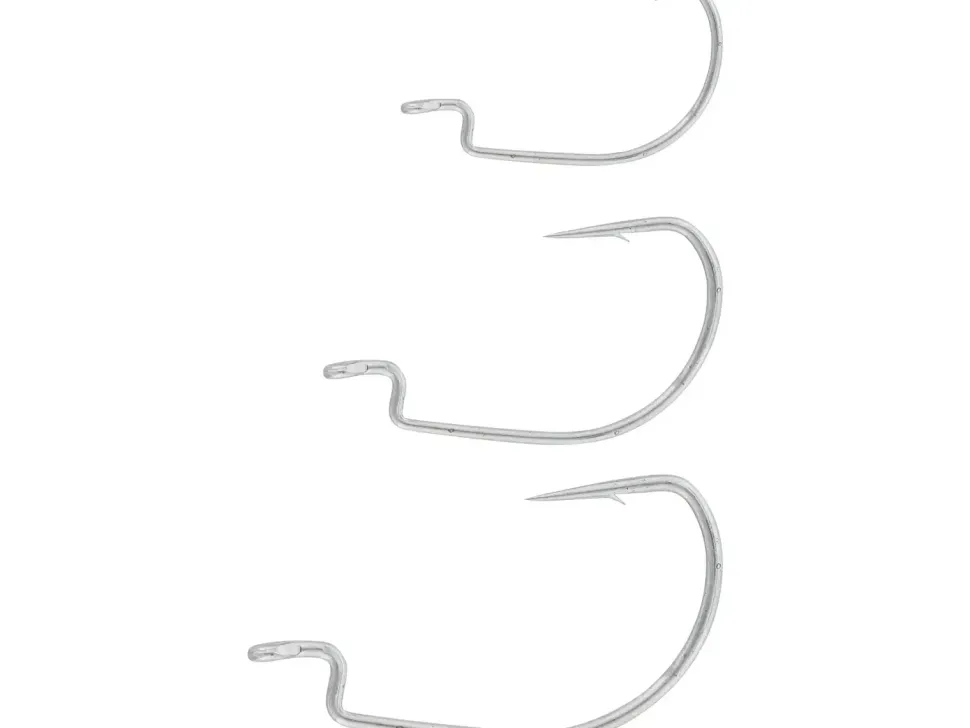 Westin Magic Minnow Weedless Jig Widegap Hook #1 5Stk. Silver