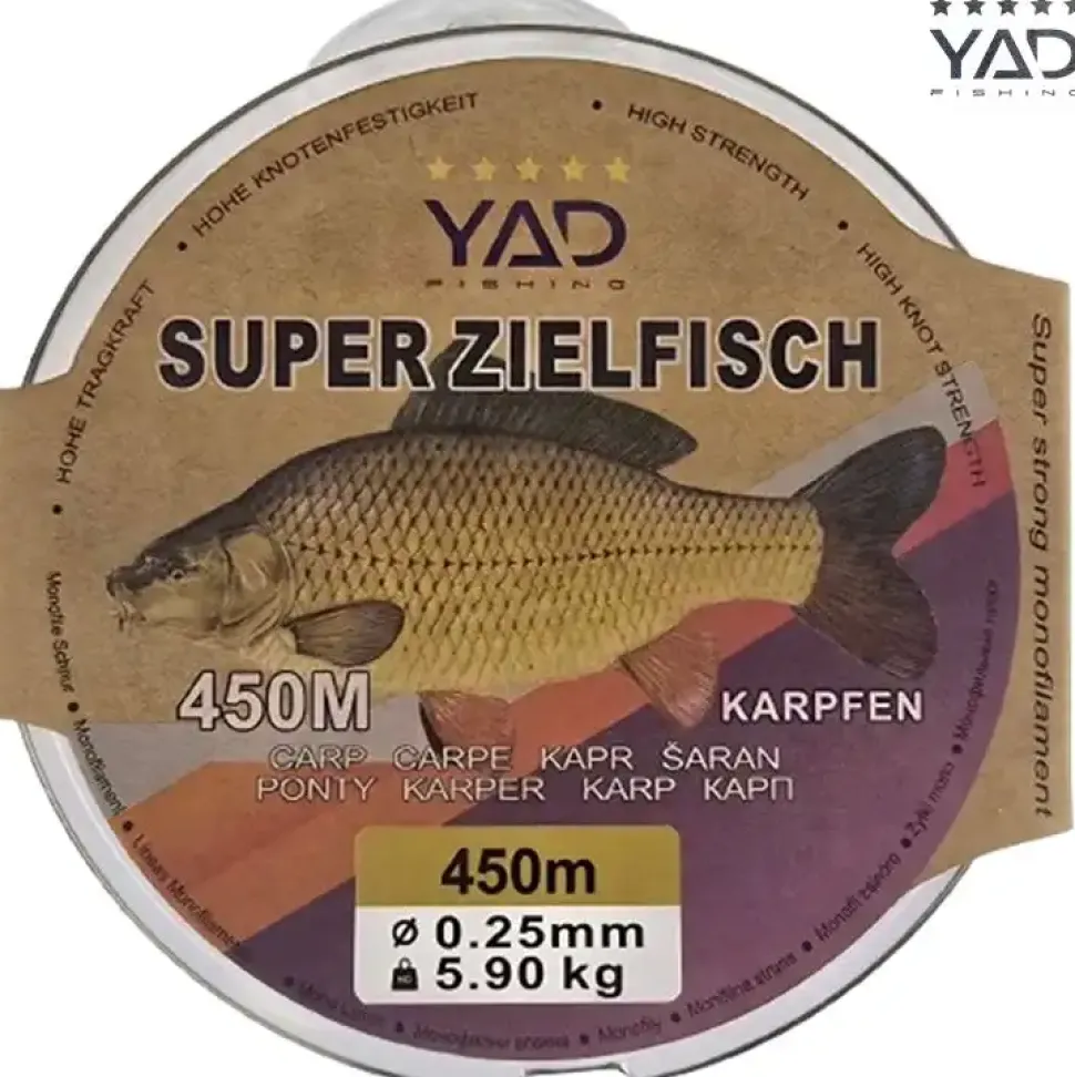 YAD Super Zielfisch Karpfen 450m 0,25mm