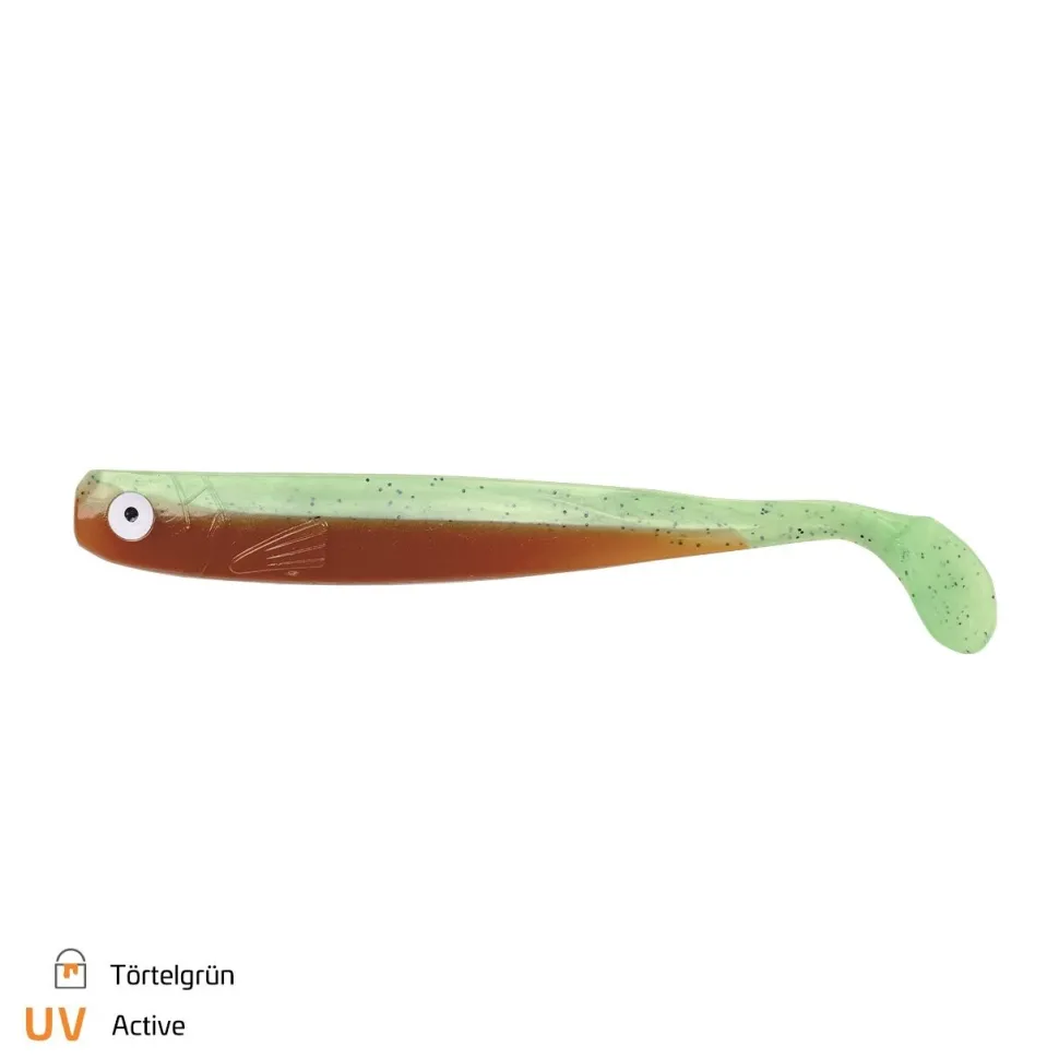 Zeck Zander Gummi von S. Hänel 16cm Törtelgrün