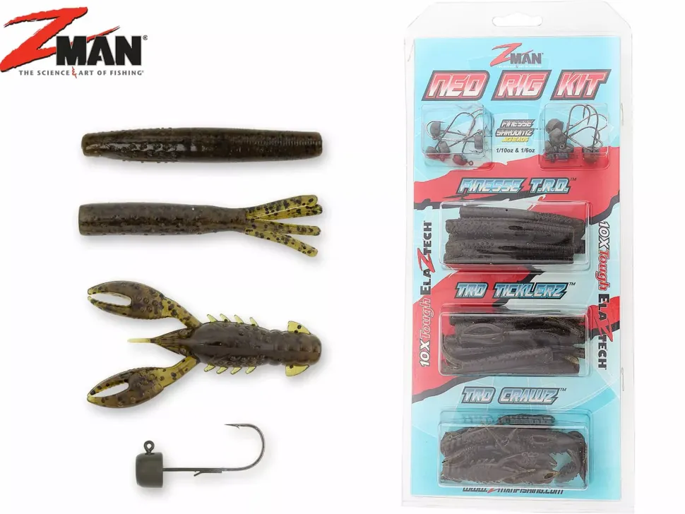 Z-Man Ned Rig Kit 32-teilig Green Pumpkin